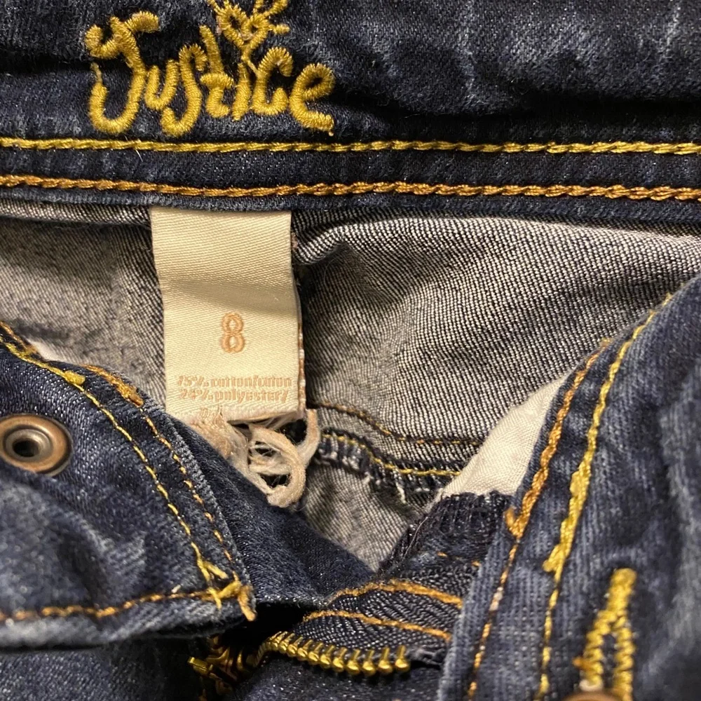 Justice girls size 8 Jeans regular
